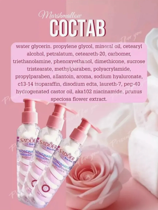 SAODER, Parfyumeriya kremi, tana losoni Avakado, Nikotinamid, apelsin bilan, 200 ml
