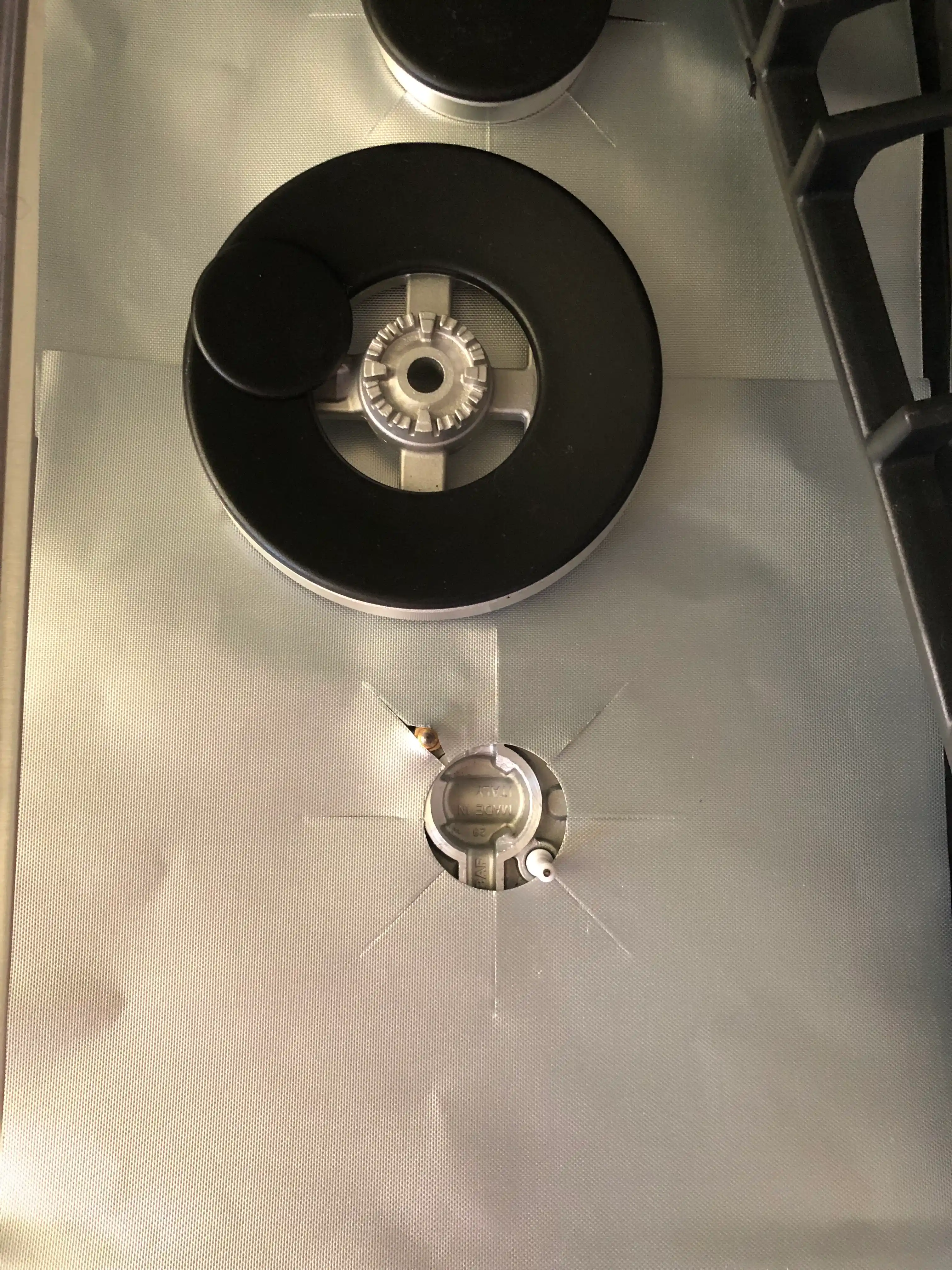 Gilamcha gaz plitasini himoya uchun, teflon, 4 dona to'plam, qalinlashgan model 0.2 mm