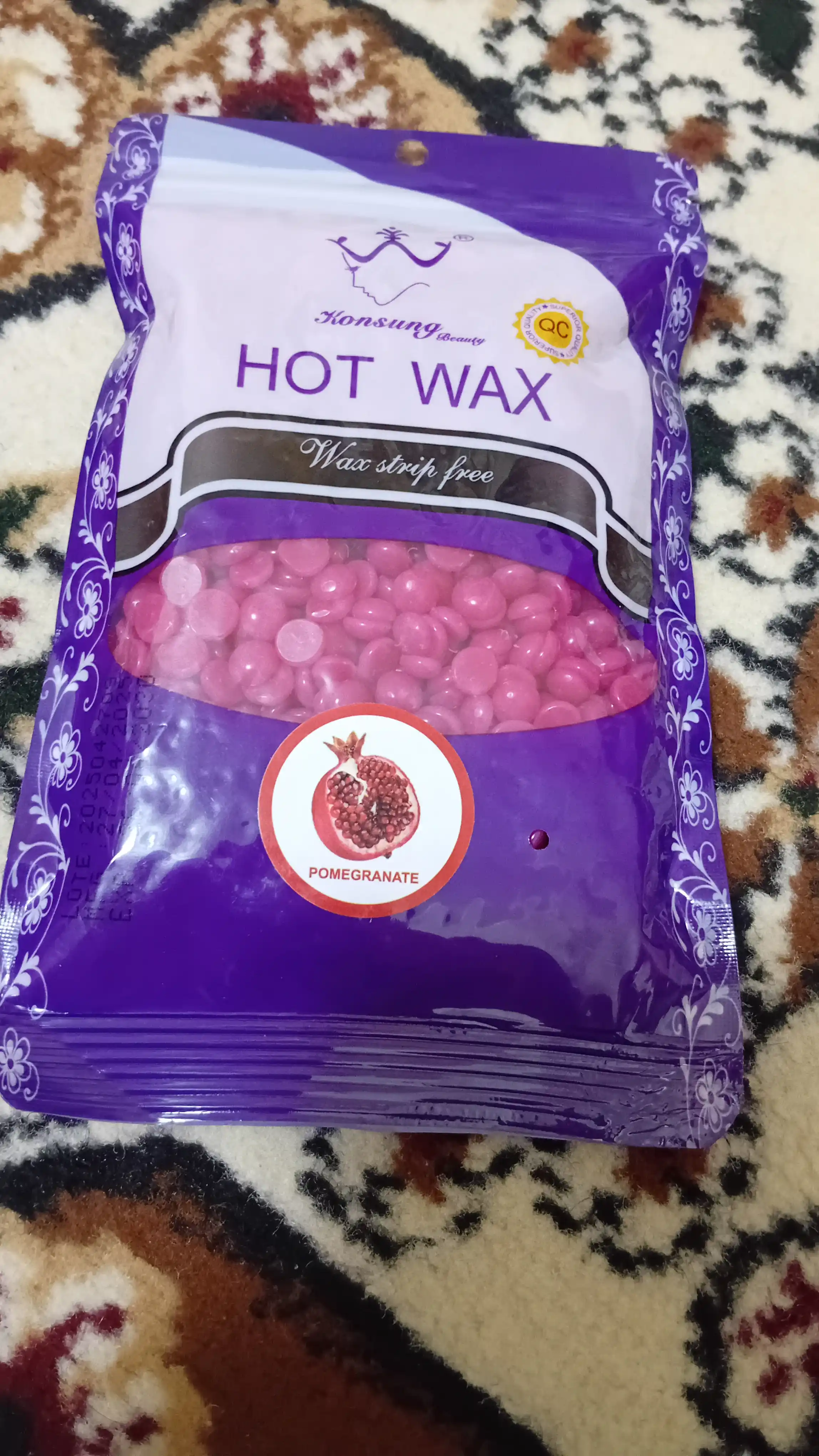 Воск для депиляции Hot Wax, профессиональный, в гранулах, пленочный, 100 г