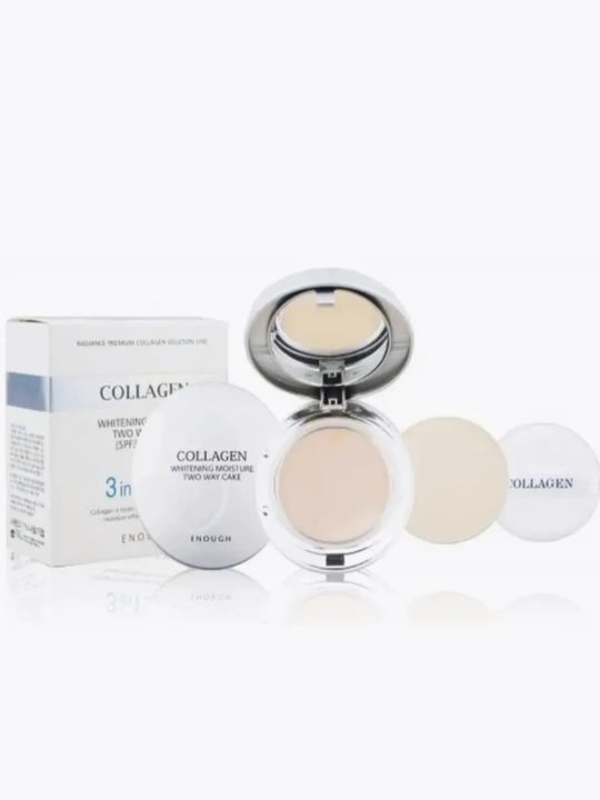 Пудра для лица с коллагеном Enough Collagen Hydro Moisture Two Way Cake, 13 тон