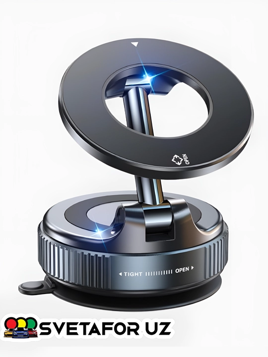 360° ga sozlanadigan so‘rg‘ichli telefon uchun vakuumli magnitli mahkamlagich