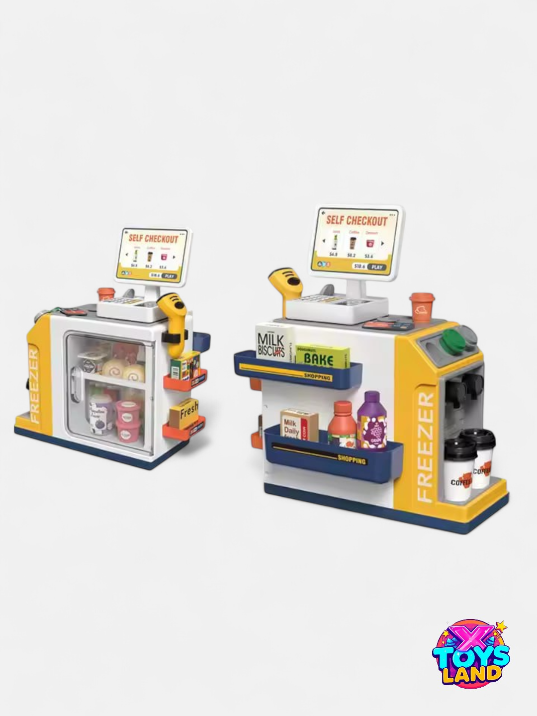 Bolalar uchun o‘yinchoq supermarket - Self Checkout Market - 