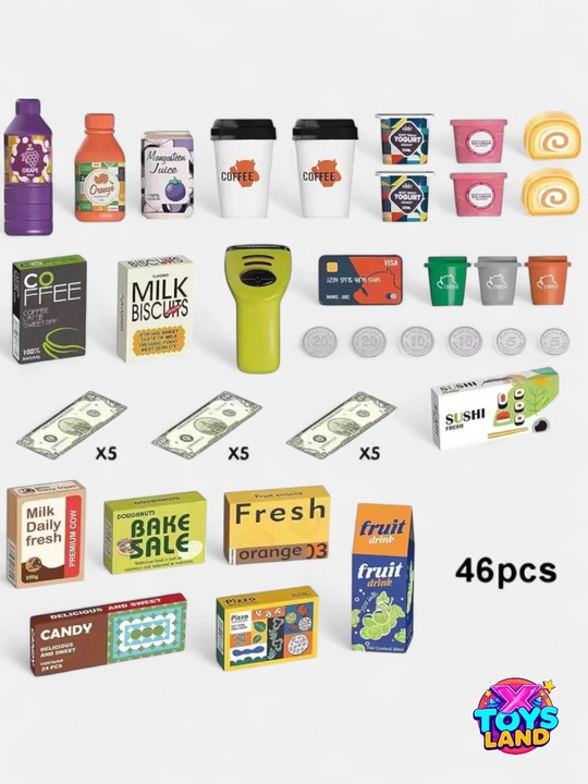 Детский игрушечный супермаркет - Self Checkout Market