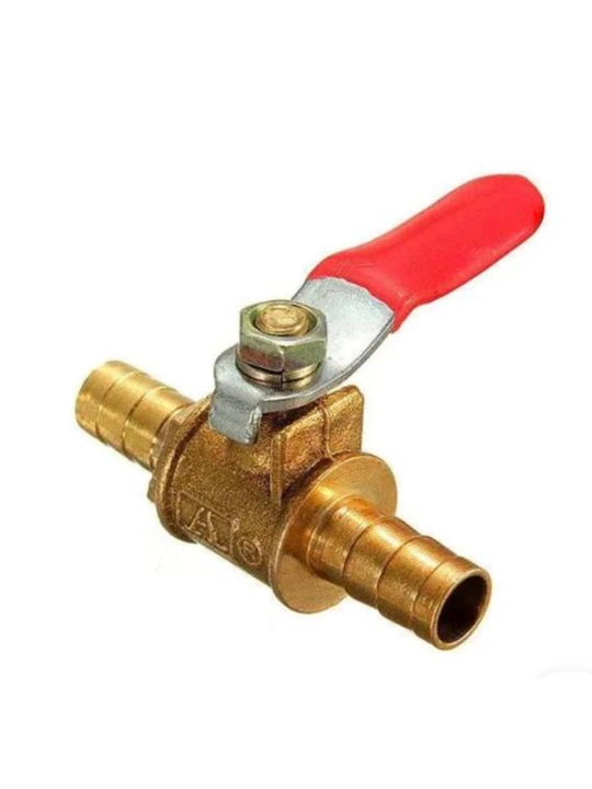 Sharli jez 1/4" pnevmatik kran, shlang uchun 8 mm li shtutserli archa