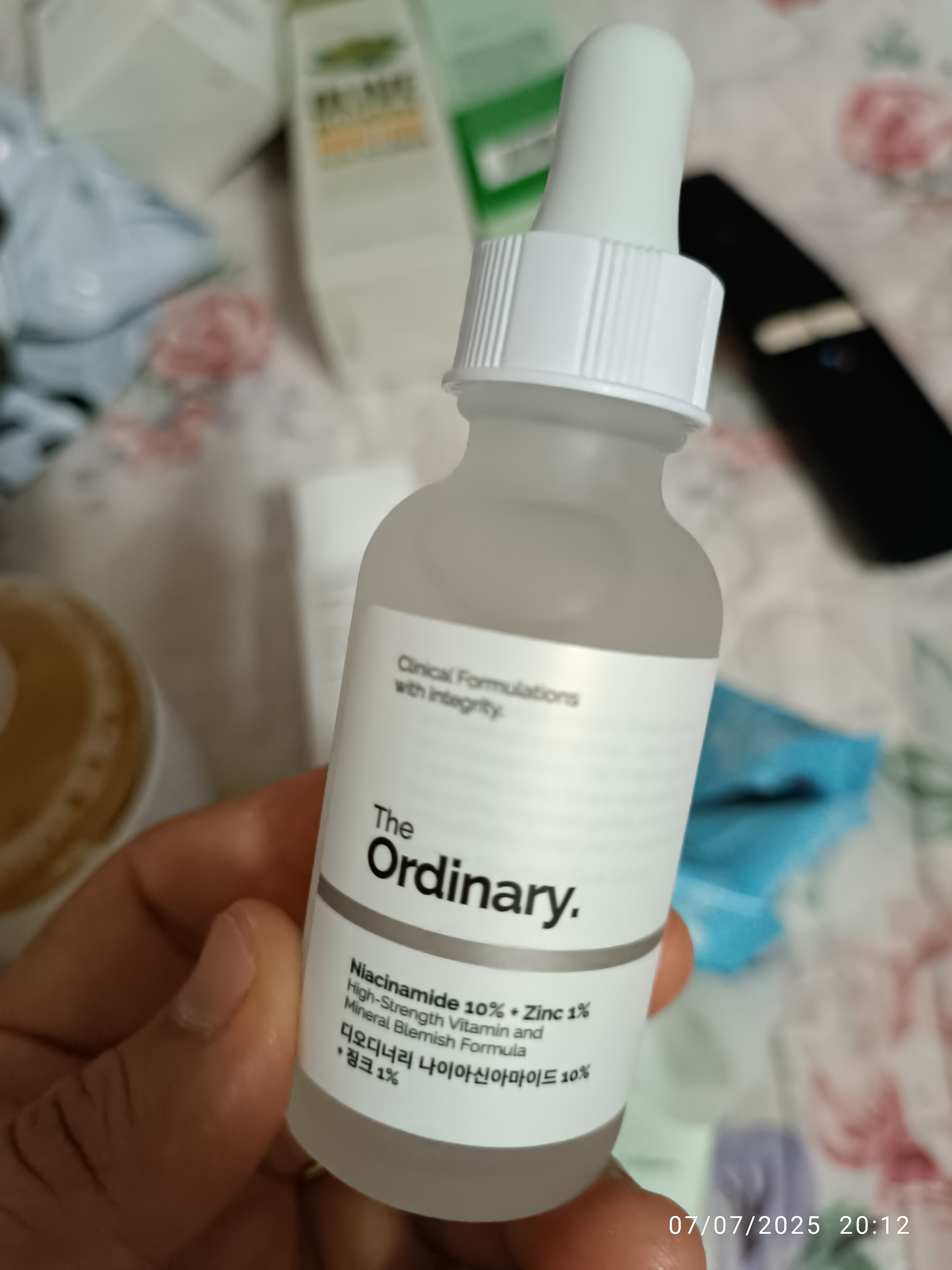 Сыворотка для лица с ниацинамидом и цинком The Ordinary Niacinamide 10% + Zinc 1%, 30 мл