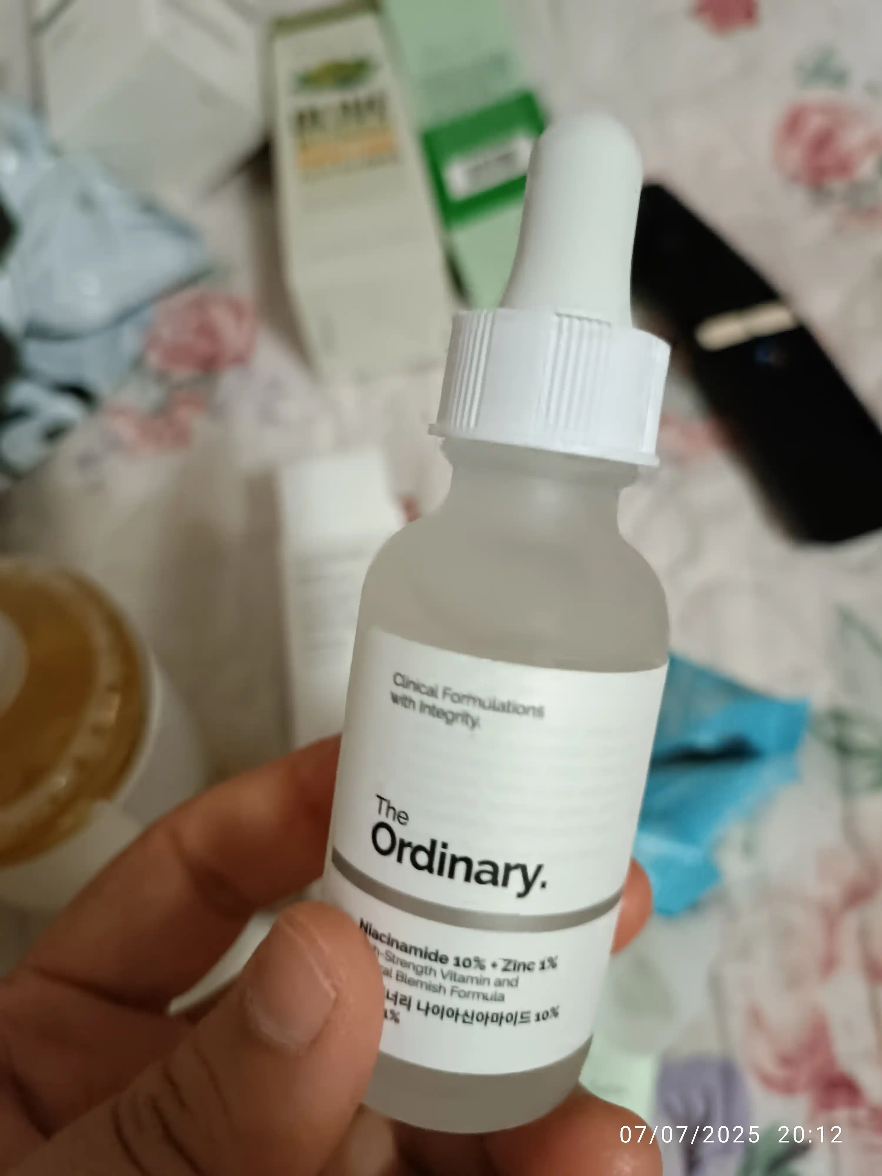 Сыворотка для лица с ниацинамидом и цинком The Ordinary Niacinamide 10% + Zinc 1%, 30 мл