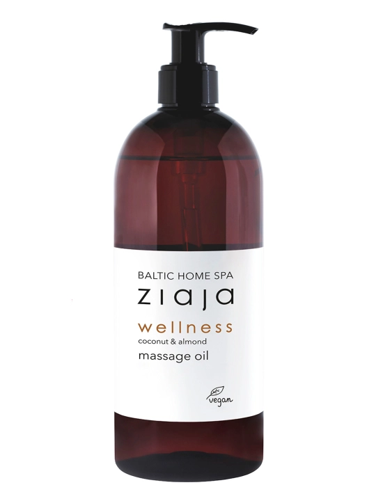 Массажное масло для тела Ziaja Baltic Home Spa Wellness, расслабляющее, с миндалём, 490 мл