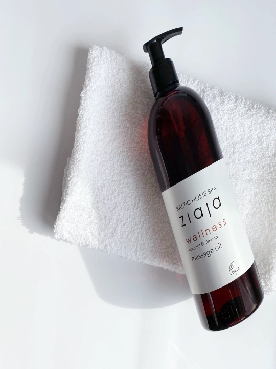 Массажное масло для тела Ziaja Baltic Home Spa Wellness, расслабляющее, с миндалём, 490 мл