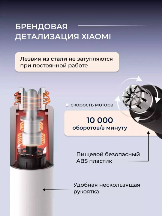 Xiaomi Mini Nose Hair Trimmer burun va quloq uchun
