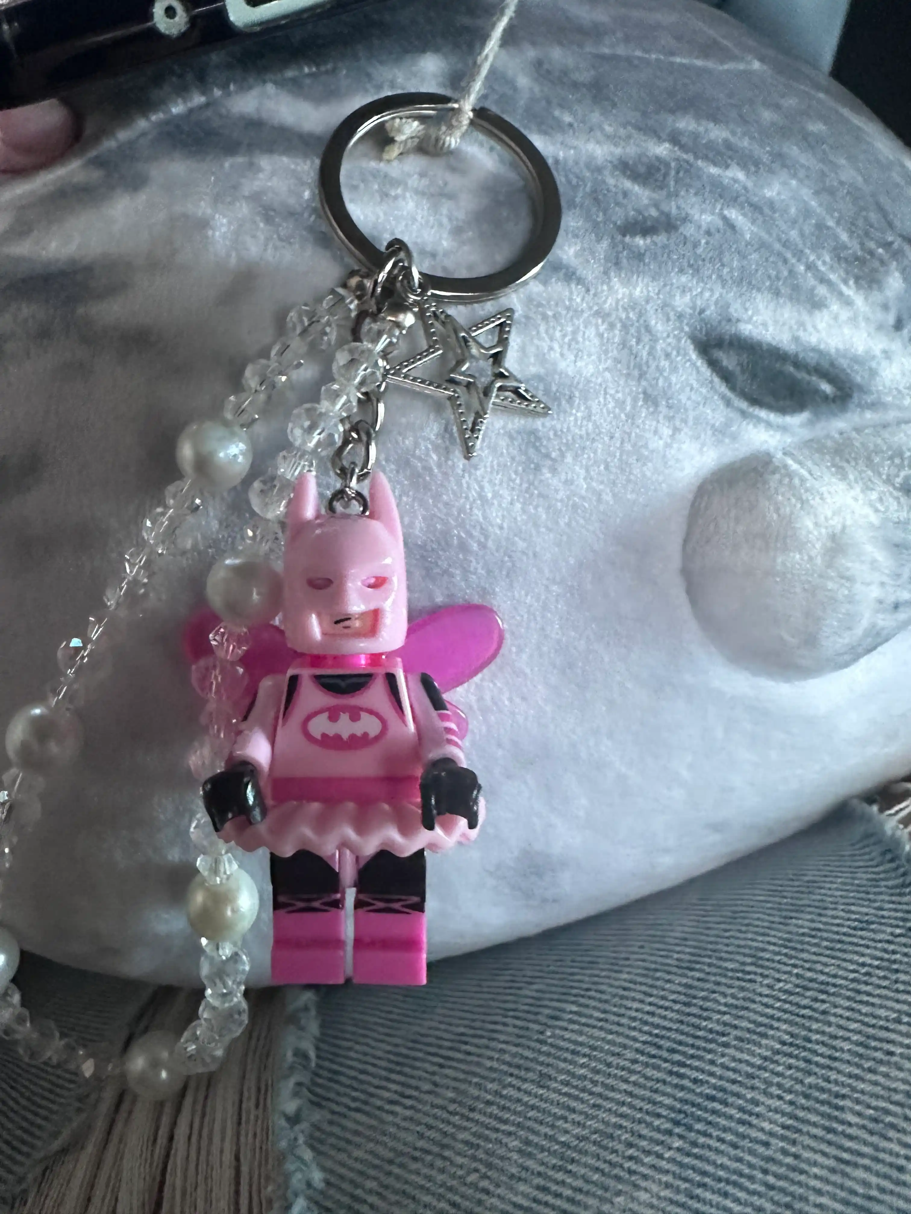 Sumkalar va kalitlar uchun brelok, lego betmen juftliklari