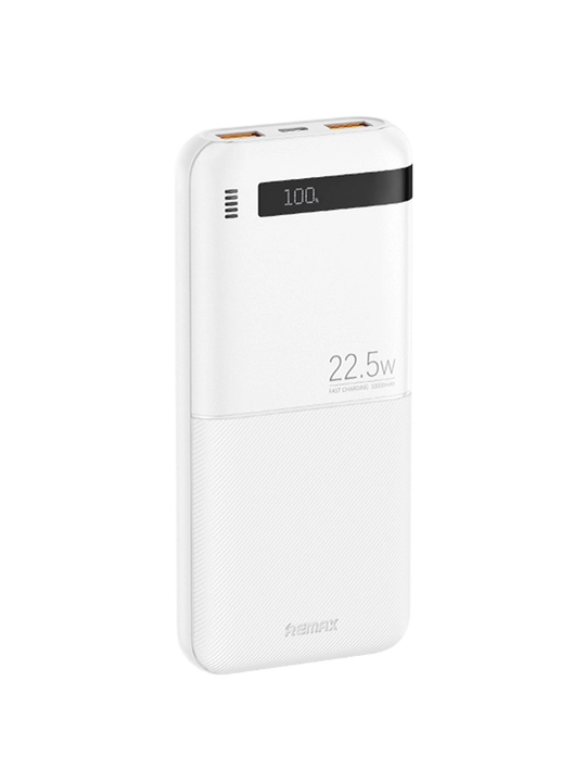 REMAX Power Bank tashqi batareyasi 22,5 W tez zaryadlash, 10000 dan 50000 mA/h, Type-C