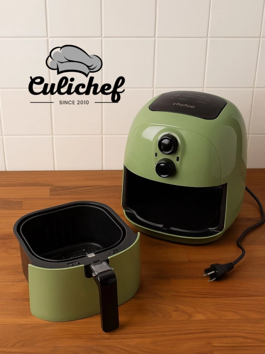 Электрическая фритюрница Air Fryer, обезжиренная, 4 л, 1400W от Culichef - 