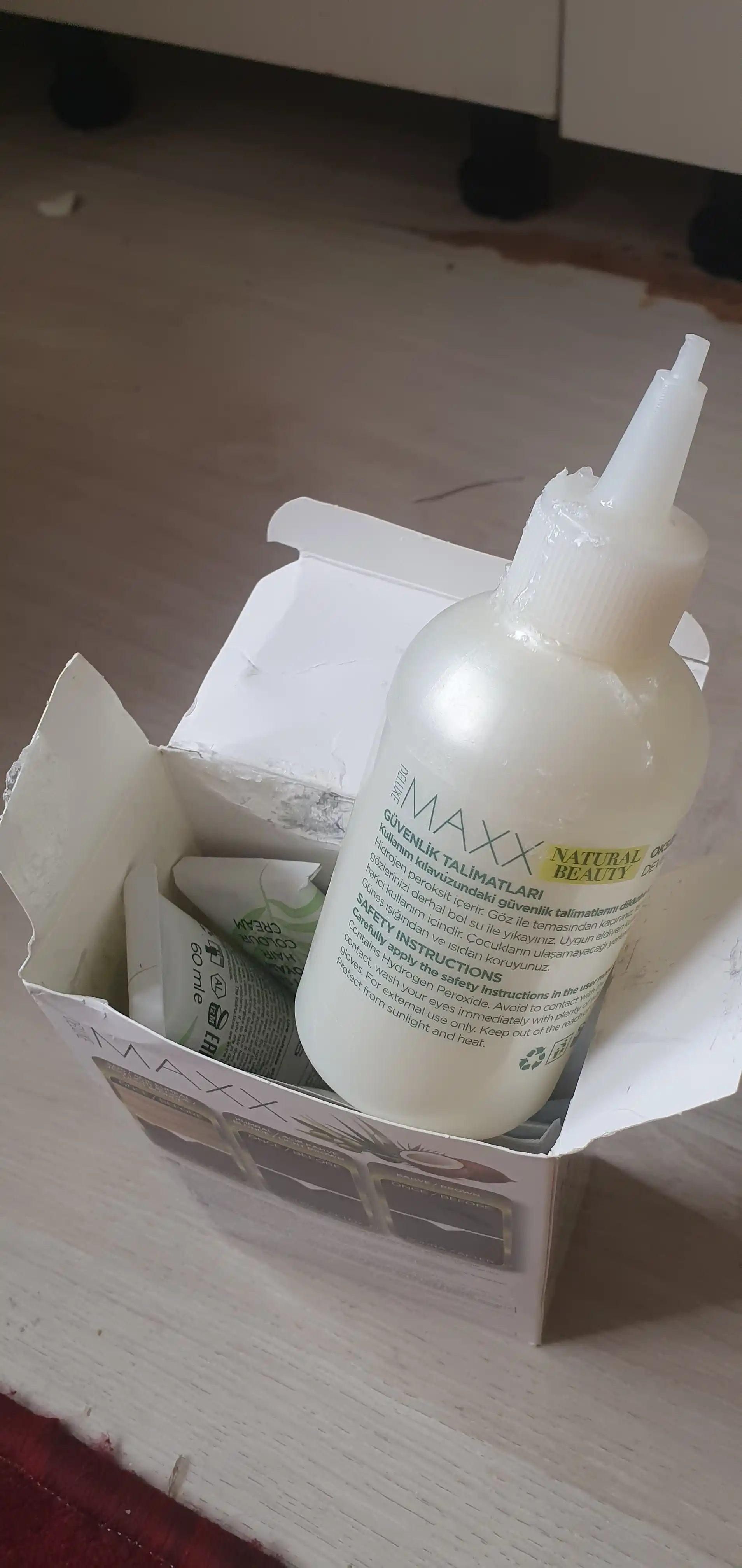 Крем-краска для волос без аммиака MAXX Deluxe Natural Beauty, безаммиачная краска