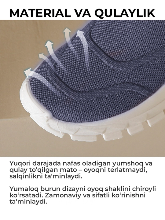 Ayollar sport krossovkasi