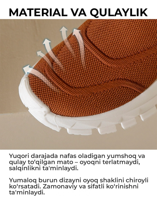 Ayollar sport krossovkasi