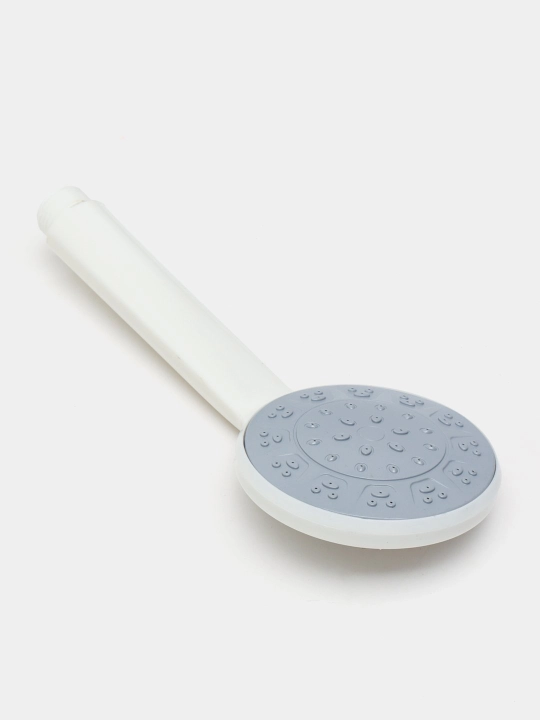 Dush uchun smesitel leykasi bilan, ABS-plastik, oq rangli, kran dush to'plami, 100 mm