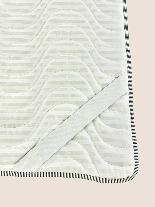 Matras uchun himoya yopgich, Topper, qavilgan, rezinali, 90x200, 160x200, 180x200