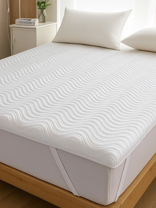 Matras uchun himoya yopgich, Topper, qavilgan, rezinali, 90x200, 160x200, 180x200