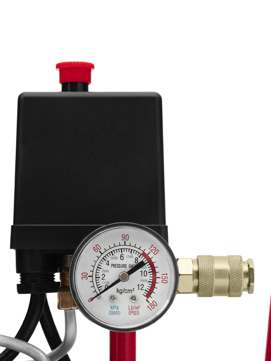 Компрессор воздушный MTX DC1500L/50, 1.5 кВт, 50 л, 210 л/мин, 58018