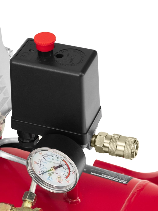 Компрессор воздушный MTX DC1500L/50, 1.5 кВт, 50 л, 210 л/мин, 58018