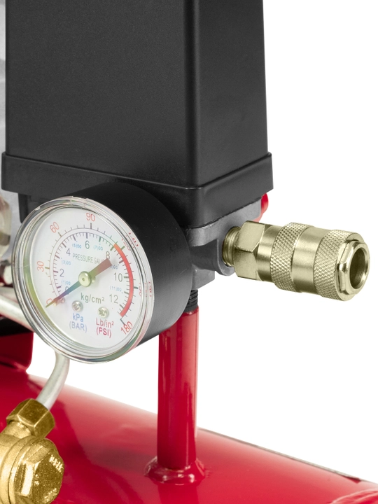 Компрессор воздушный MTX DC1500L/50, 1.5 кВт, 50 л, 210 л/мин, 58018