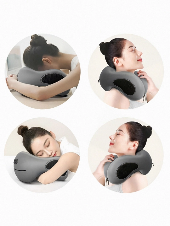 3D xotira effektiga ega bo‘yin ortopedik sayohat yostig‘i + 3D uyqu niqobi