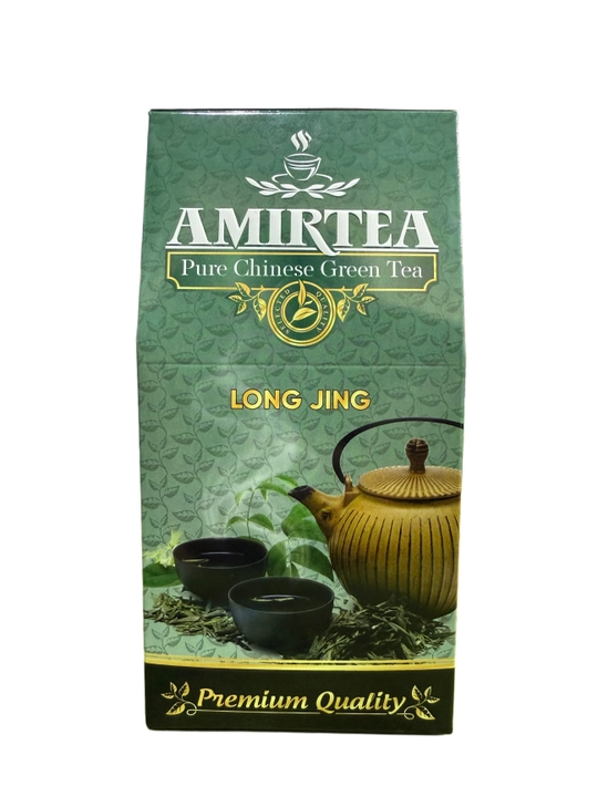 Amir Tea, Чай зеленый, В/С, Long Jing, 80 г