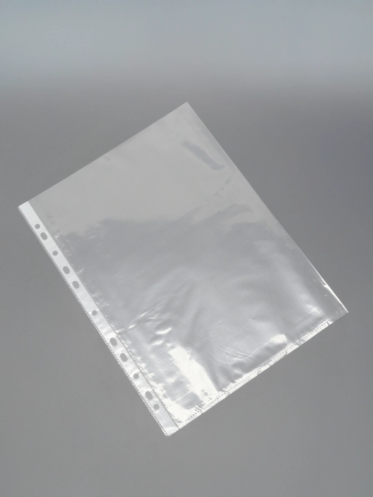 A4 formatidagi hujjatlar uchun plastik fayl jildi, 100 dona