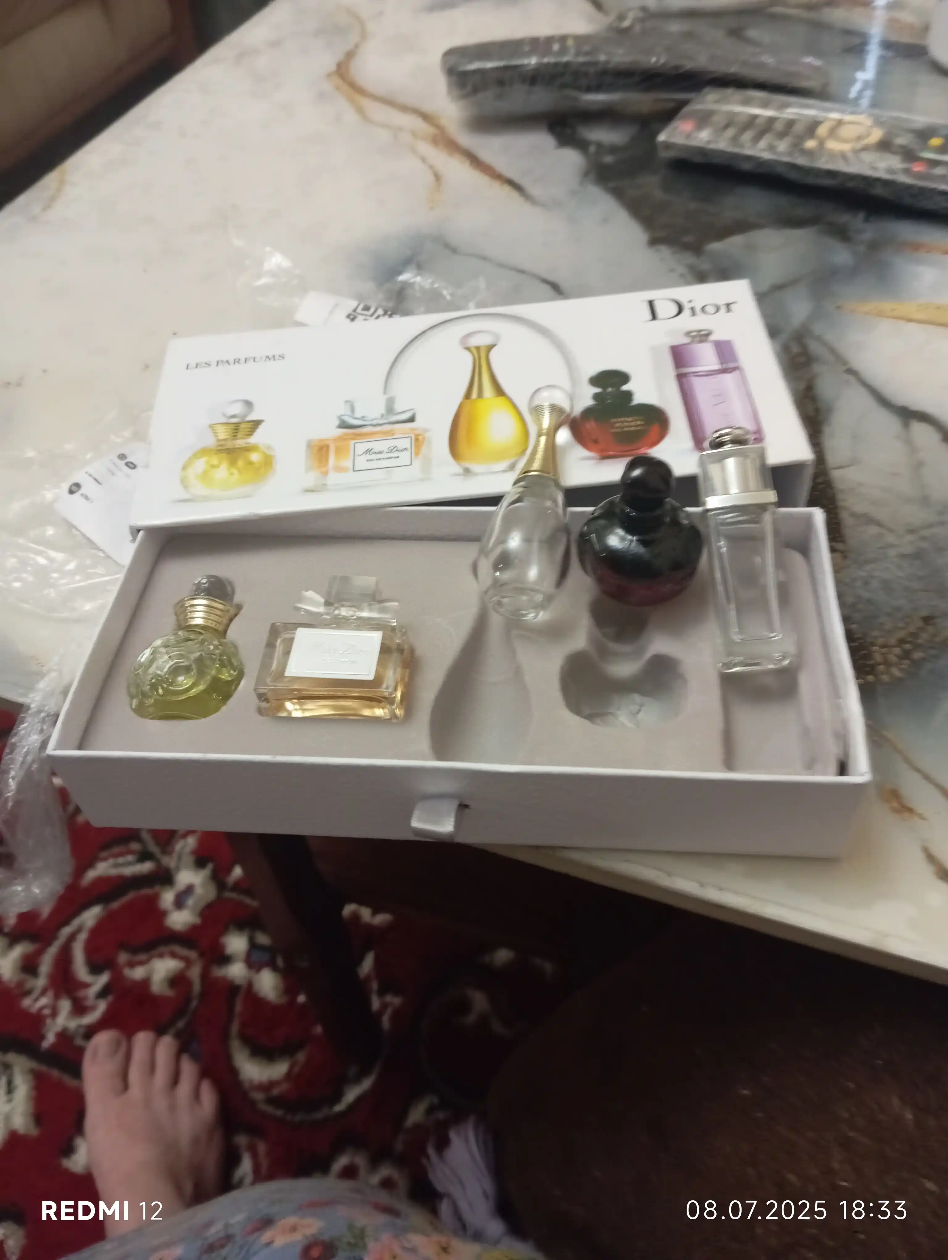Dior Les Parfums Miniature Set, ayollar uchun atir to'plami