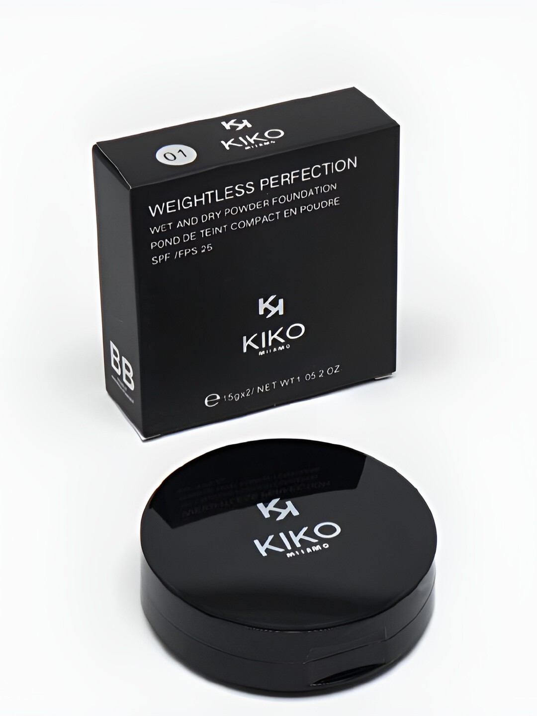 Pudra-krem, kushon, tonal krem KIK SPF-50 - 