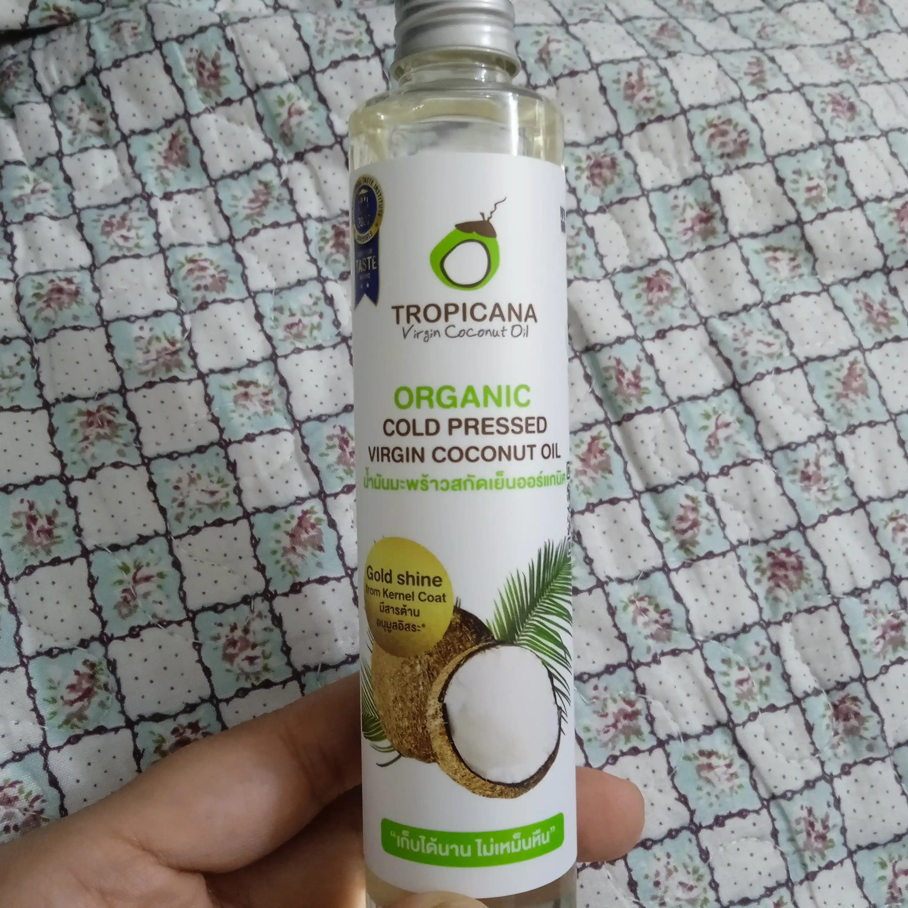 Organik tozalanmagan kokos moyi, Tropicana birinchi sovuq presslangan, 50-500 ml
