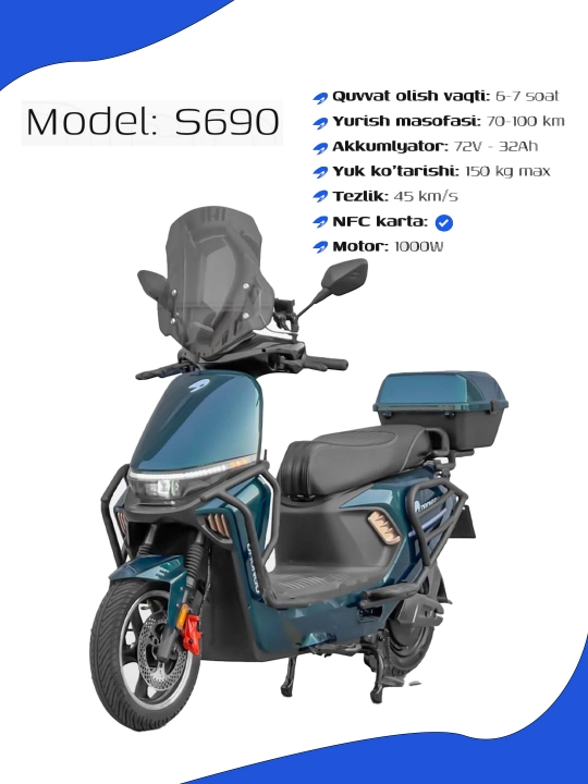 Elektroskuter Drongo S690 - 