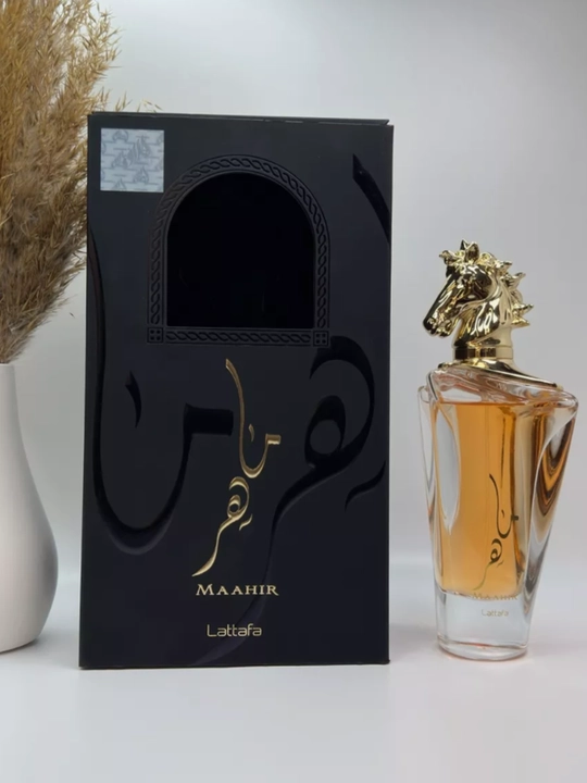 Erkaklar uchun parfum suvi LATTAFA MAAHIR parfyumi, 100 ml - 