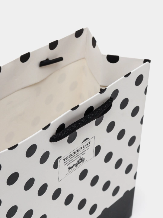 Sovg'a sumkasi tutqichli chizmalar chop etish 16x13 sm - Qog'oz paket