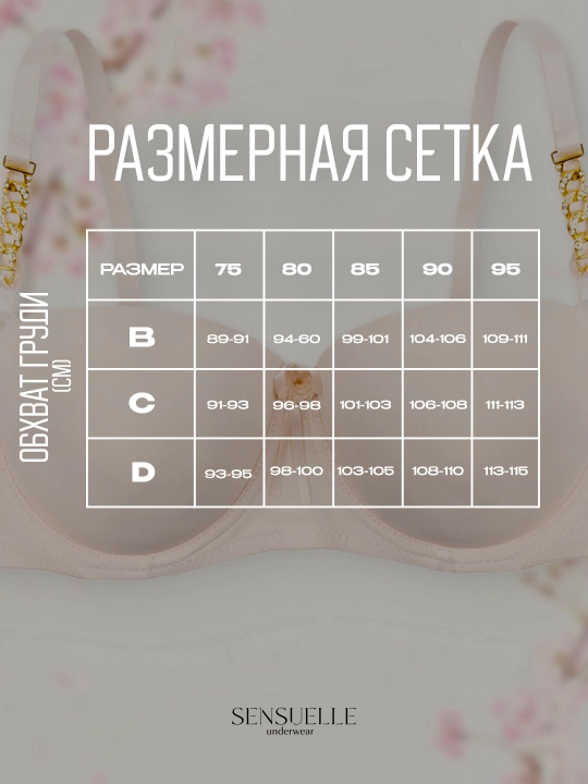 Ayollar ichki kiyimlari to‘plami, byustgalter va ichki kiyim, C chashka