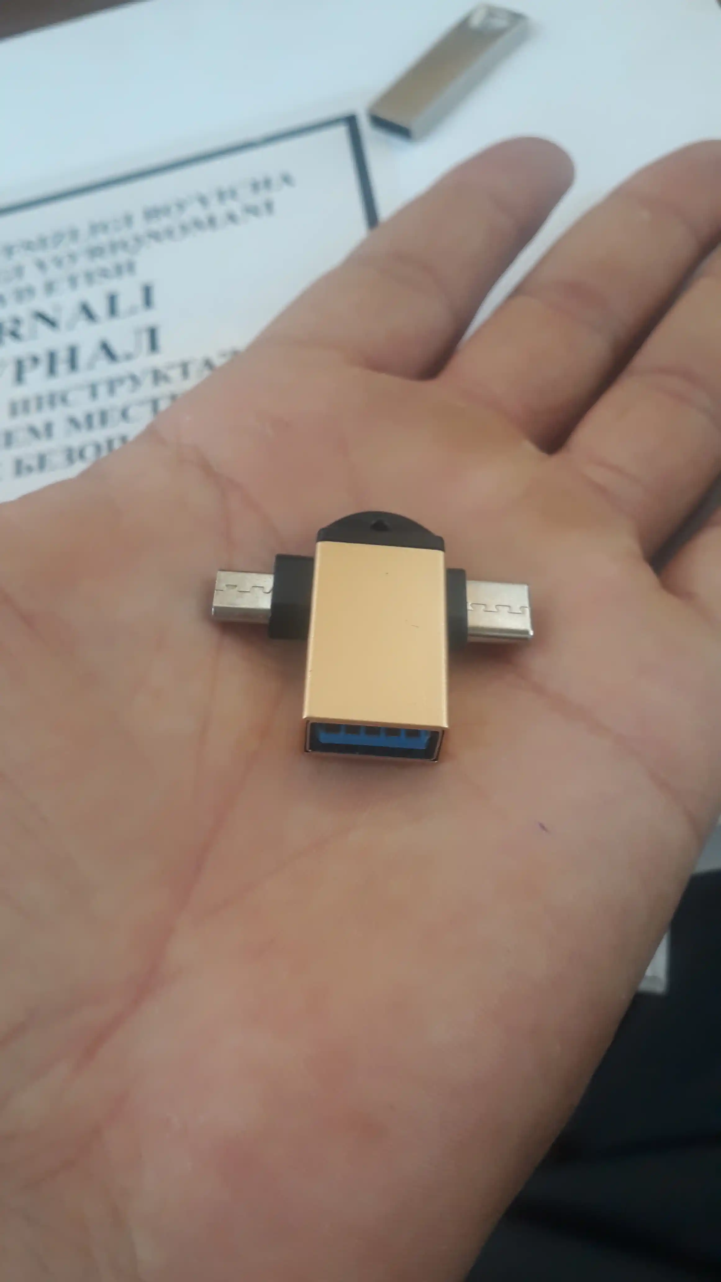 Kartrider, OTG, USB, adapter fleshka uchun, Type-C, Micro USB yoki USB OTG