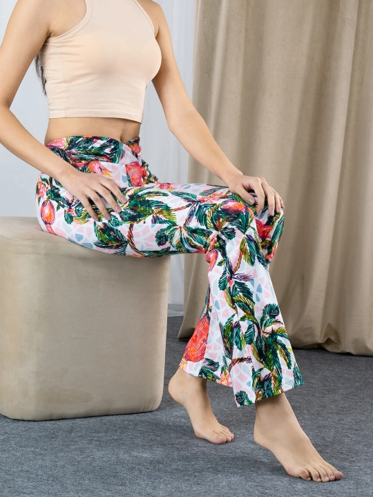 Sharqiy tazyiqlar bilan uyda dam olish uchun ayollar shimlari