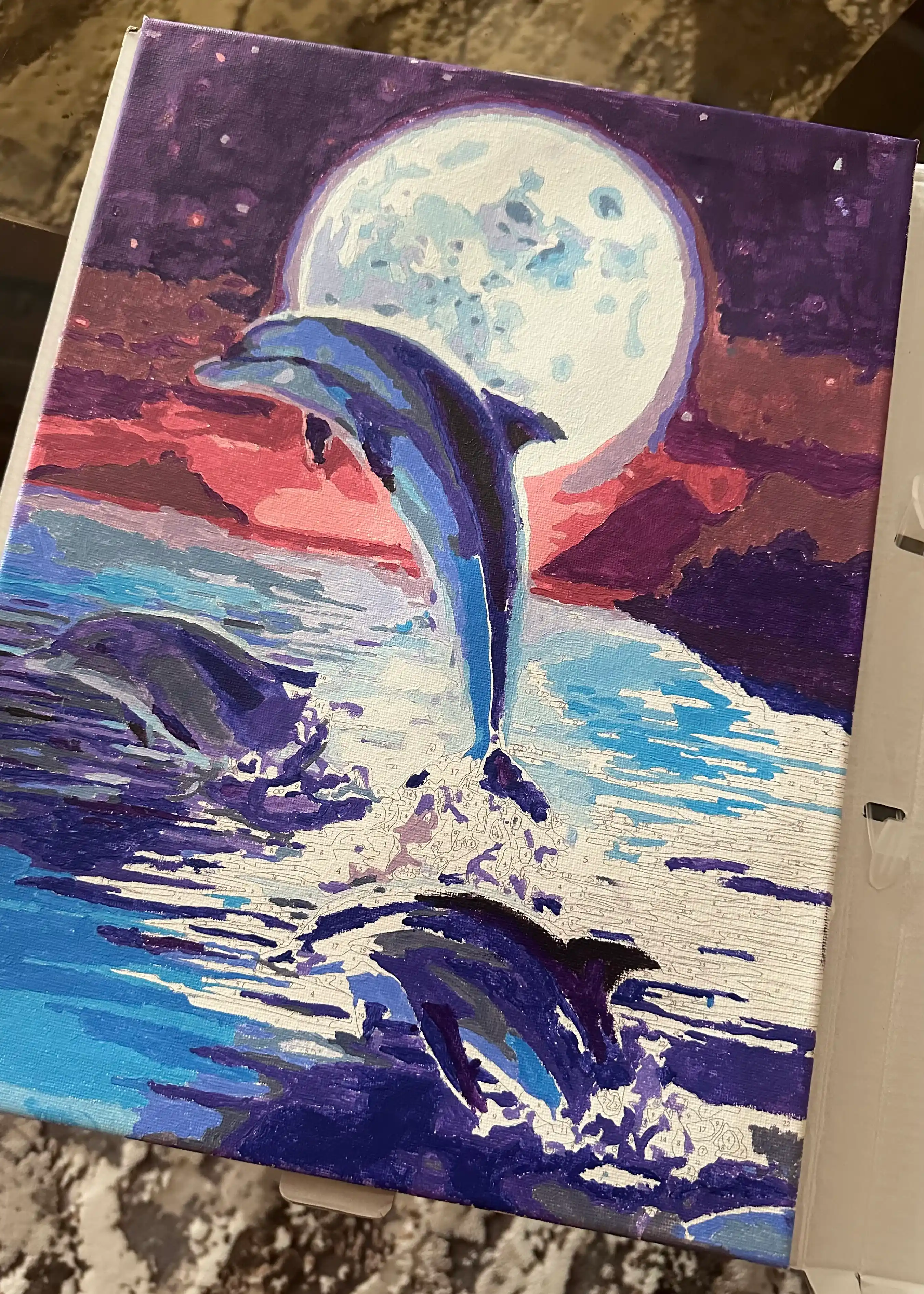 Картина, рисование по номерам Skystore, ивотные, холст на подрамнике, 30x40 см