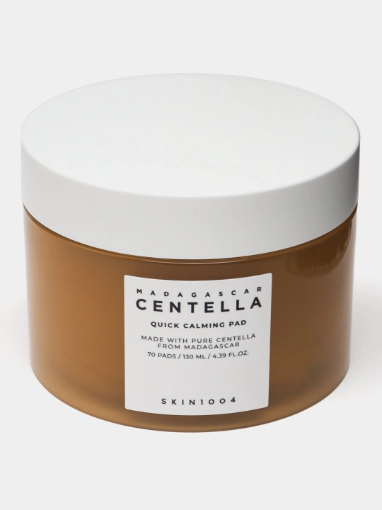 Tinchlantiruvchi patchlar, SKIN1004, Madagascar Centella, Calming Pad 130 ml, 70 dona