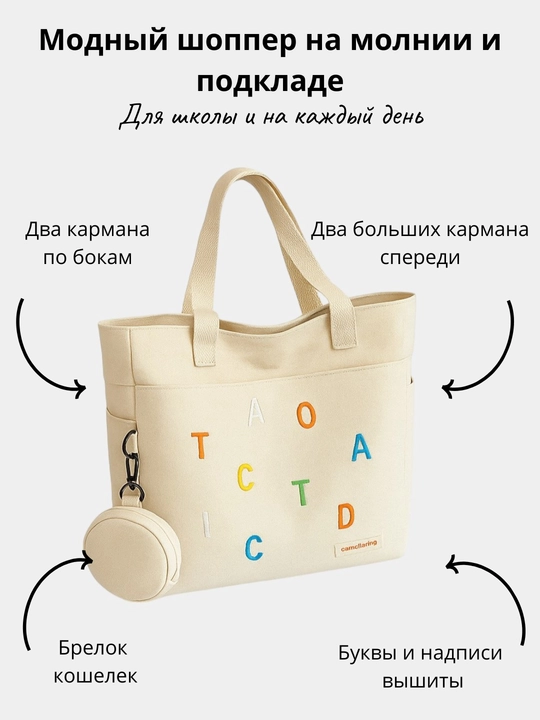 Сумка-шоппер, женская