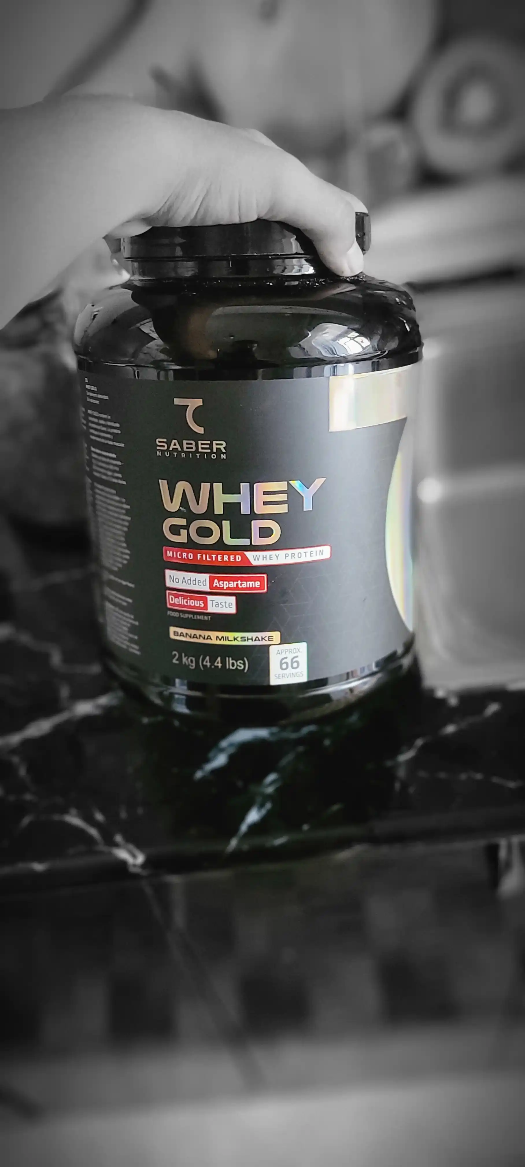 Mishca massasi uchun oqsil kukuni 7Saber, Whey Gold, 2 kg