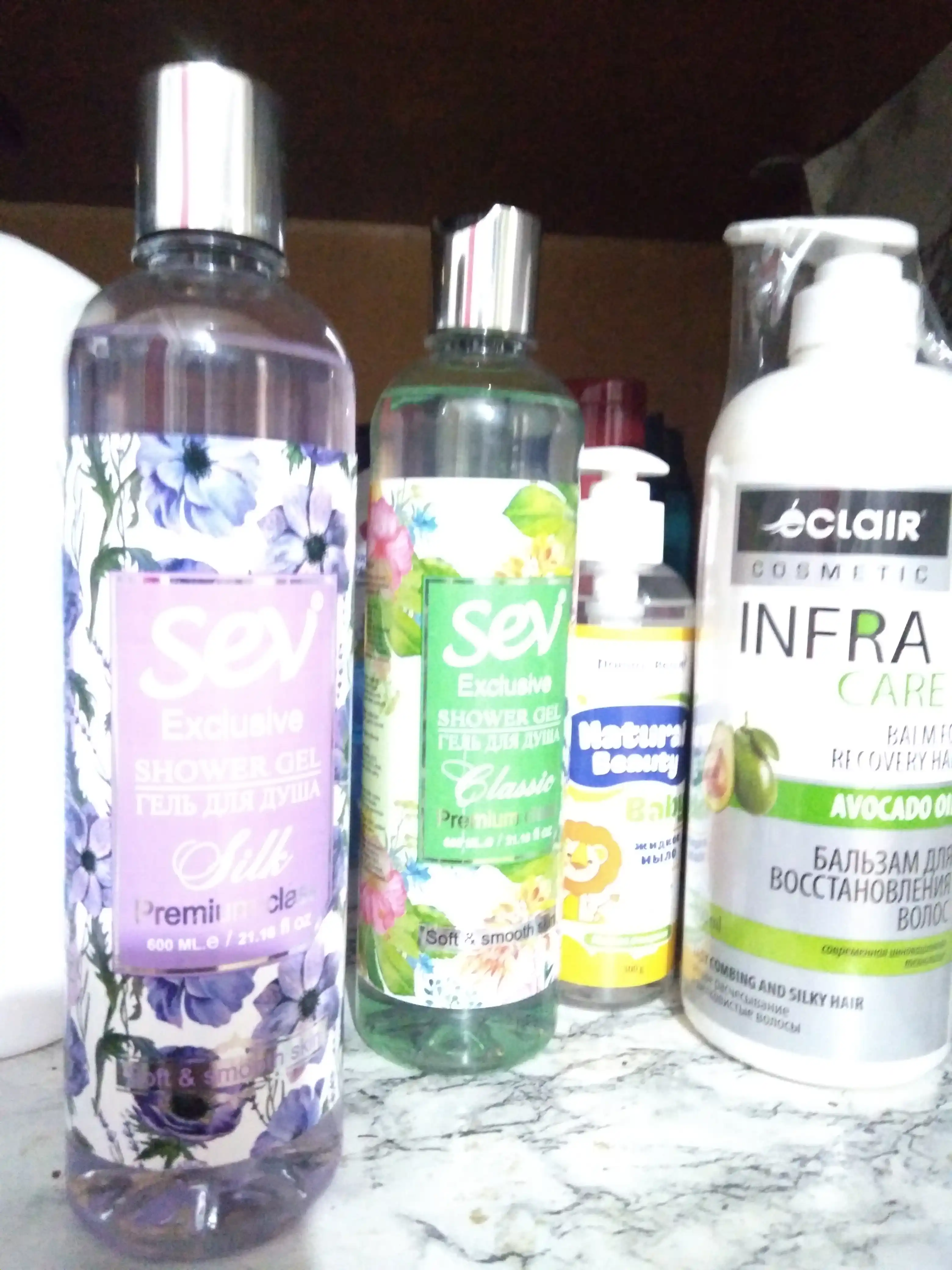 Gel dush uchun Sev "Silk", 600 ml
