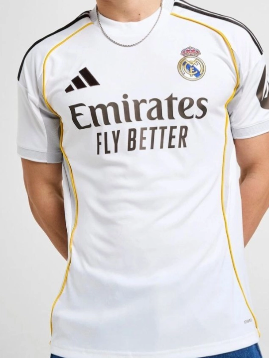 REAL MADRID futbol formasi 2025-26 uy va safar uchrashuvlari uchun