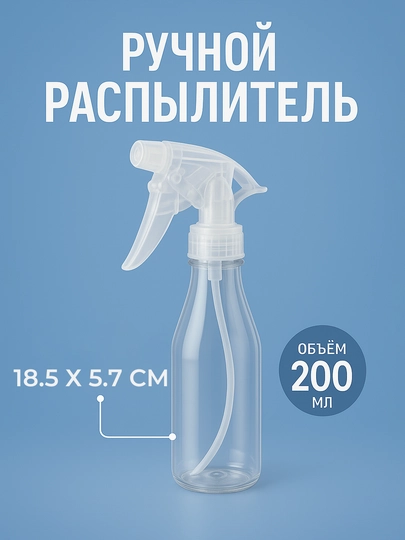Распылитель для растений и цветов, пульверизатор, опрыскиватель, 200 мл - 