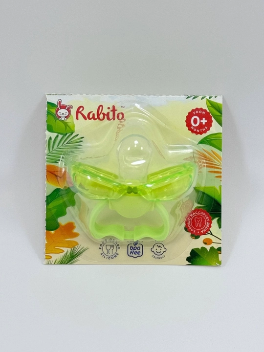 Силиконовая пустышка Rabito, Anti-dust, BPA Free - 