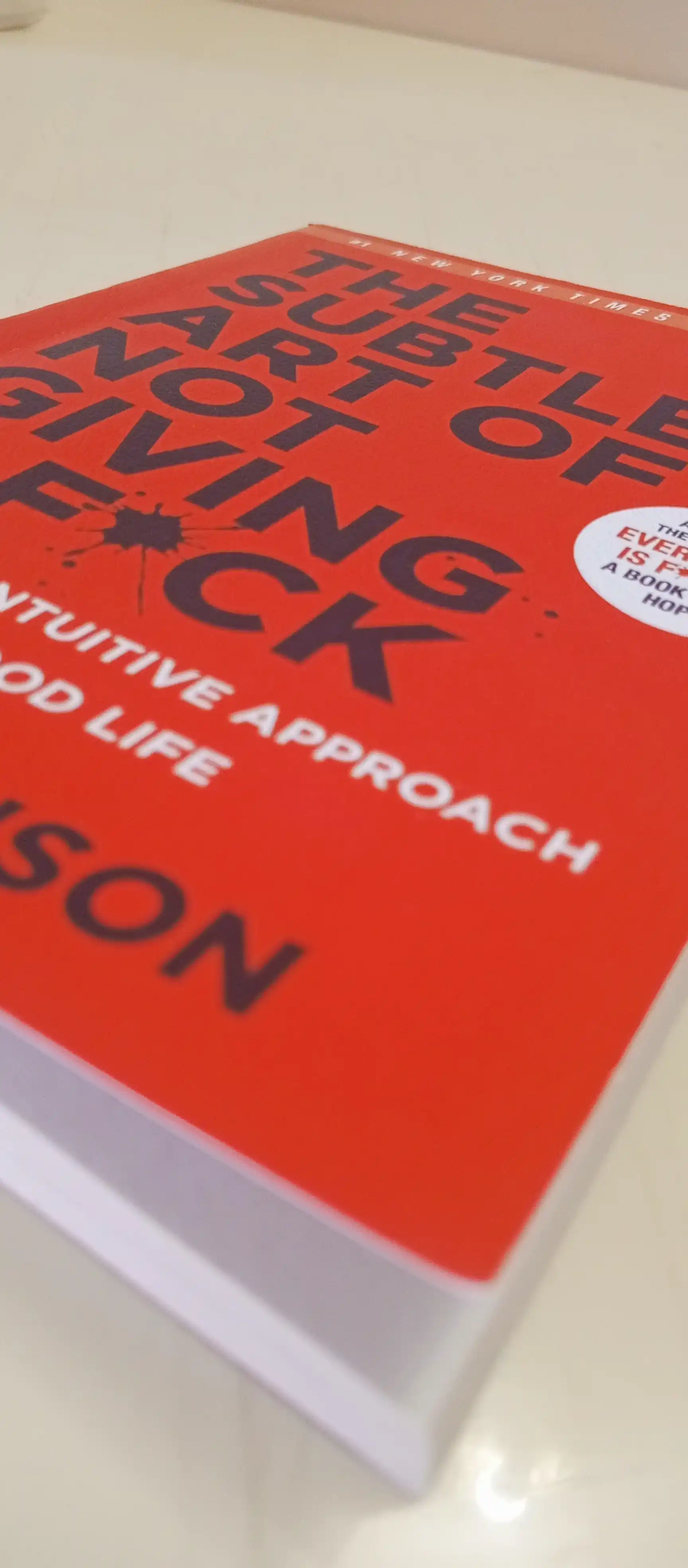 The Subtle Art of not Giving a fUck, Mark Manson, английский язык
