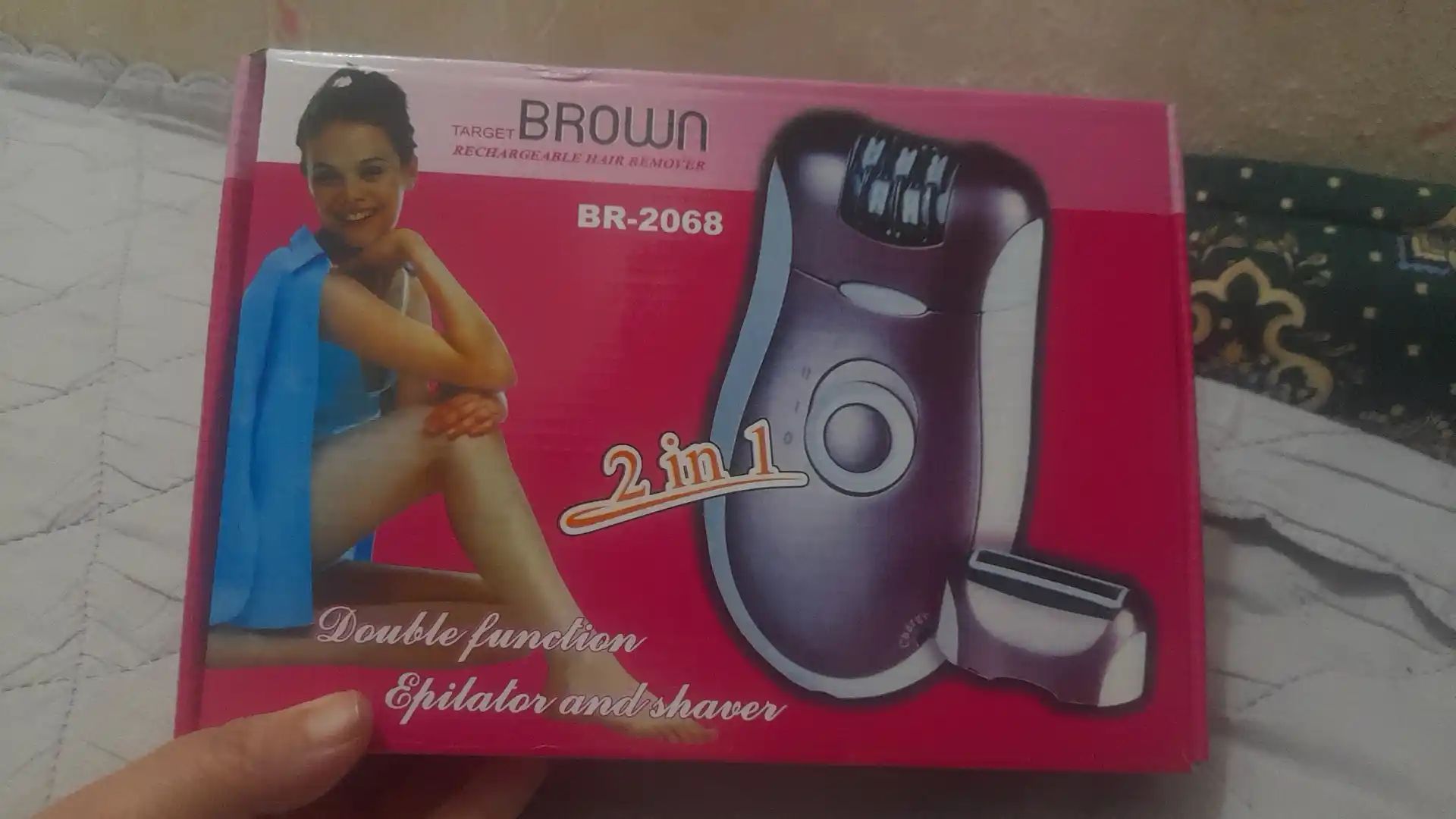 Ayollar uchun simsiz epilyator, Brown BR2068