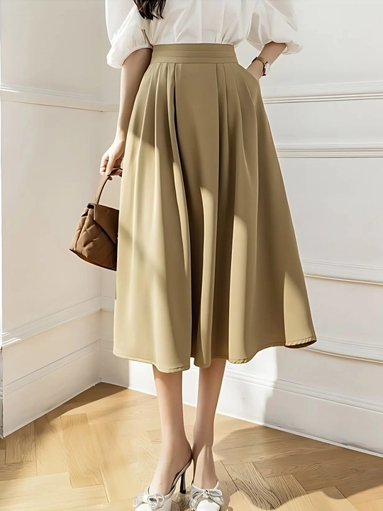 Аyollar yubkasi A-siluetli, o’lchami kichiklik  — EllyFashion - 
