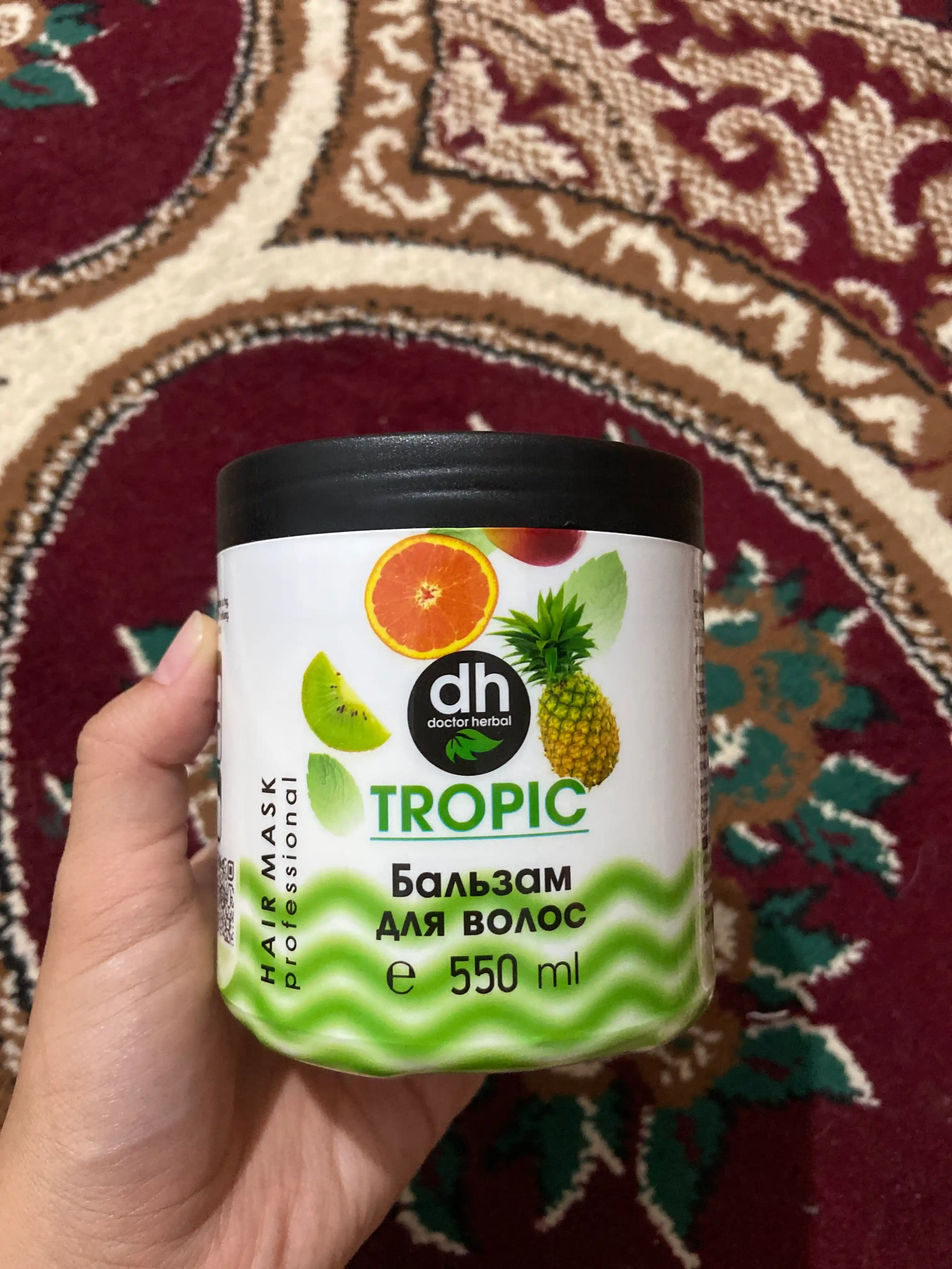 Бальзам для волос, Doctor Herbal, 550 мл, гель для волос, бальзам