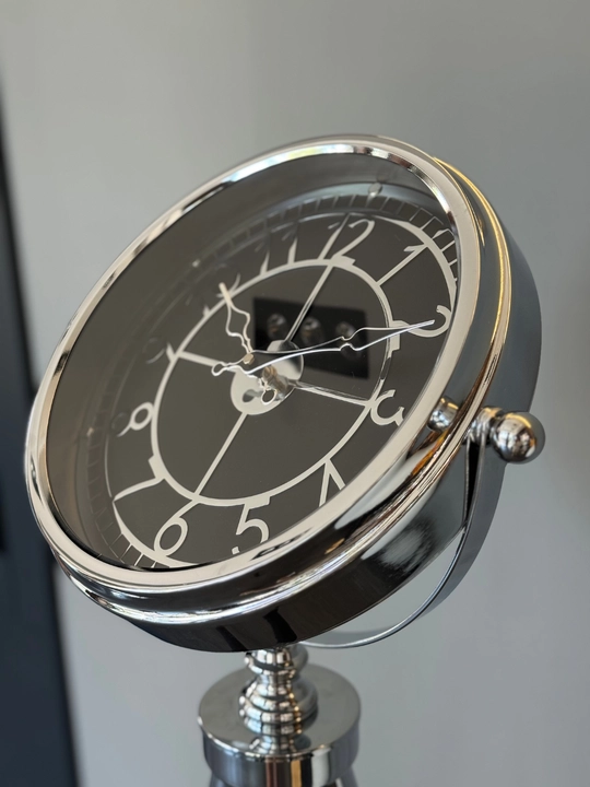 "Royal Tripod" dizayner uch oyoqli soat – uslubli interyer uchun - 